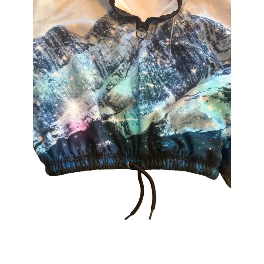Justice Girls Collection X Half-Zip Mock Neck Sweatshirt Youth Size Small 7/8